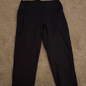 GAP Black High-Rise Leggings with Side Pocket